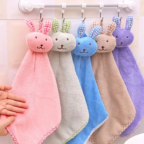 HOT SALE! Baby Hand Towel Cartoon Animal Rabbit Plush Kitchen Soft Hanging Bath Wipe Towel
HOT SALE! Baby Hand Towel Cartoon Animal Rabbit Plush Kitchen Soft Hanging Bath Wipe Towel