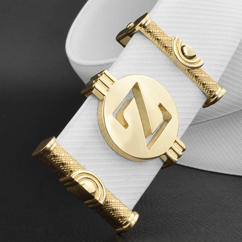Designer belts men high quality letter buckle Z white belt genuine leather belt young men fashion luxury Cowskin Waist Strap
Designer belts men high quality letter buckle Z white belt genuine leather belt young men fashion luxury Cowskin Waist Strap