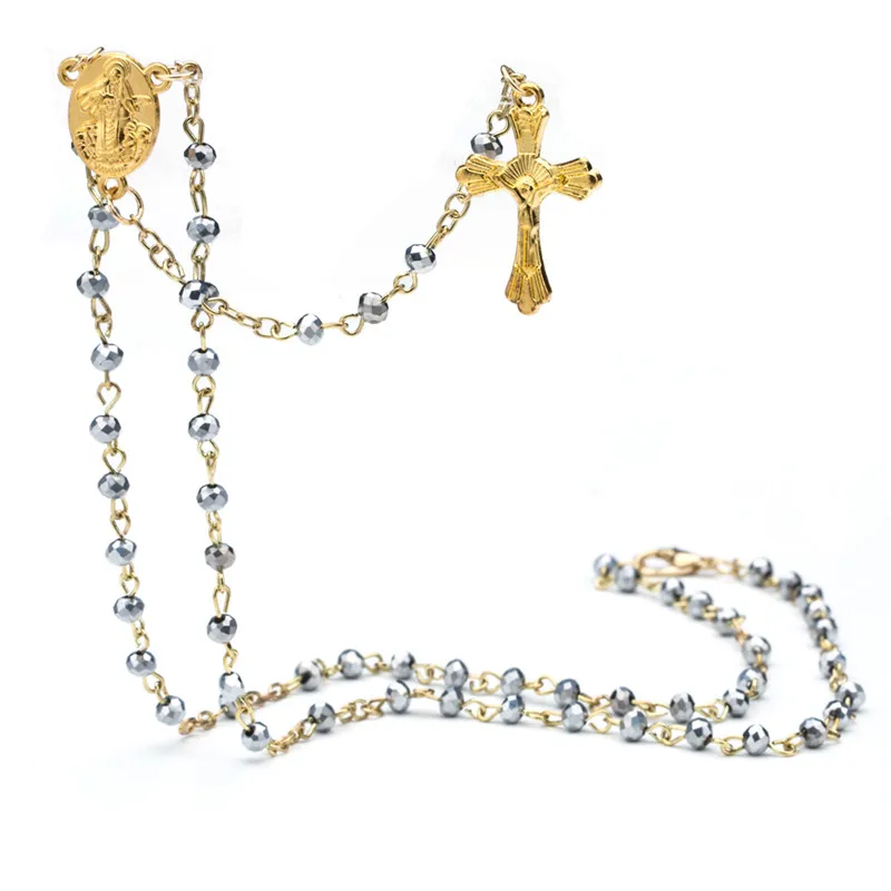 2017 New Acrylic 56cm 59 Beads 4 color Pray necklace necklaces Pray rosary religious beads jewelry necklace Jesus jewelry
2017 New Acrylic 56cm 59 Beads 4 color Pray necklace necklaces Pray rosary religious beads jewelry necklace Jesus jewelry