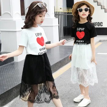 Girls Summer Clong Set Skirt 2019 New Summer Fashion Children Cotton Short Sleeve Two-piece Skirt Suit For 6 8 10 12 13 14 Years
Girls Summer Clong Set Skirt 2019 New Summer Fashion Children Cotton Short Sleeve Two-piece Skirt Suit For 6 8 10 12 13 14 Years