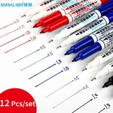 3Colors Dual Tip 0.5/1 mm Fast Dry Permanent Sign Marker Pen Oil Based Ink Fineliner Writting Draw Marker Student Craftwork Pen
3Colors Dual Tip 0.5/1 mm Fast Dry Permanent Sign Marker Pen Oil Based Ink Fineliner Writting Draw Marker Student Craftwork Pen