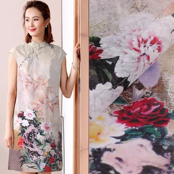 Color Flowers Silk Linen Fabric By The 1.18 Meter Width 55 Inch DIY Dress Material
Color Flowers Silk Linen Fabric By The 1.18 Meter Width 55 Inch DIY Dress Material