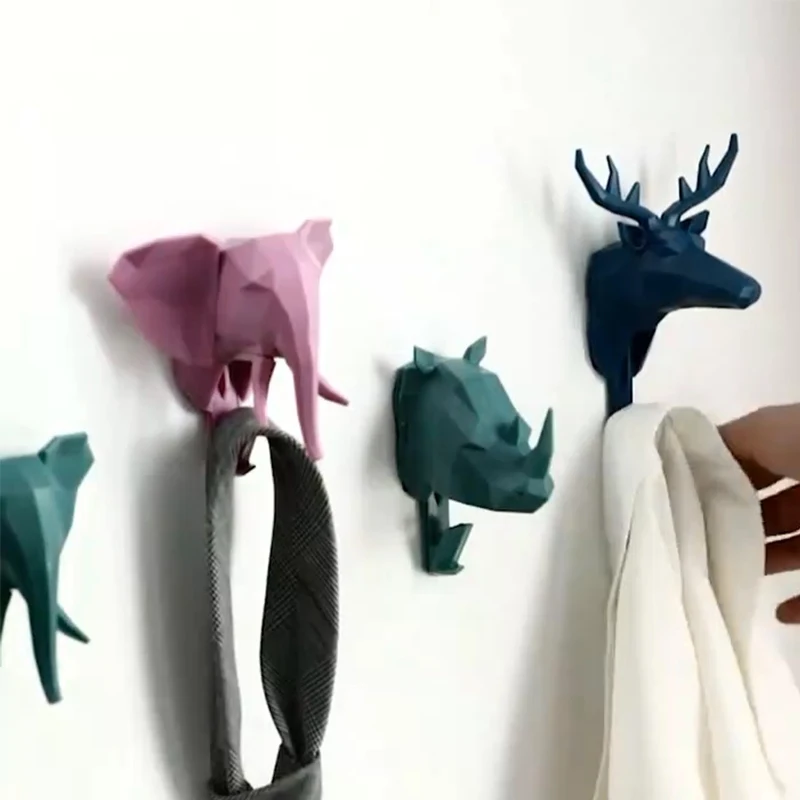 Cartoon Stereo Animal key hooks adjustable wall holderr Paste clothes Hanger key holder Punch-free Coat rack
Cartoon Stereo Animal key hooks adjustable wall holderr Paste clothes Hanger key holder Punch-free Coat rack