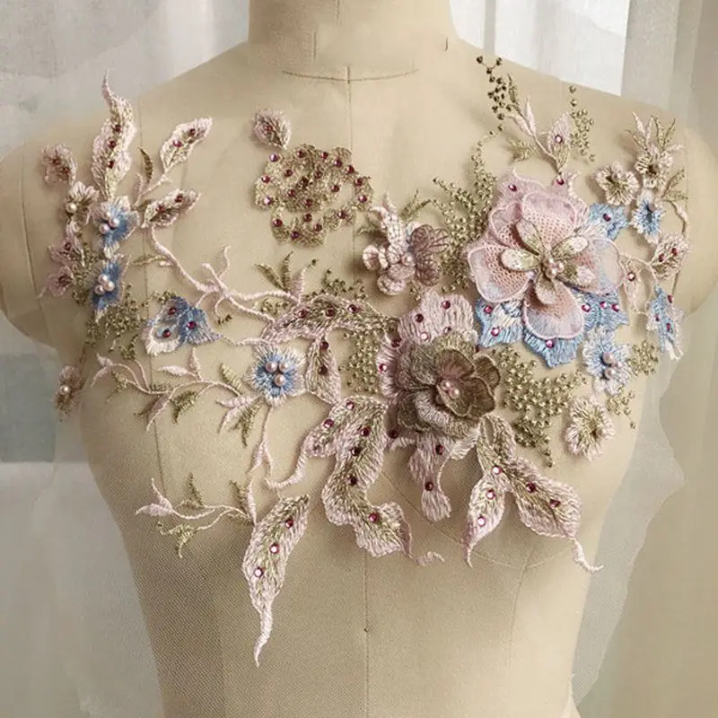 5 Colors Pearl Beaded 3D Flowers Diy Patch Lace Applique Sew On Patches Wedding Dress Decor Floral Patch Costume LNY9179
5 Colors Pearl Beaded 3D Flowers Diy Patch Lace Applique Sew On Patches Wedding Dress Decor Floral Patch Costume LNY9179