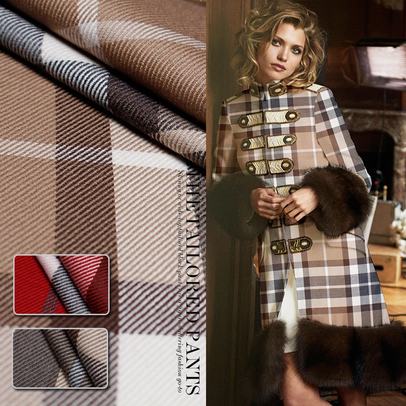 150cm wide high-grade wool woven lattice pure wool fabric fashion thin woolen large clothes wholesale cloth
150cm wide high-grade wool woven lattice pure wool fabric fashion thin woolen large clothes wholesale cloth