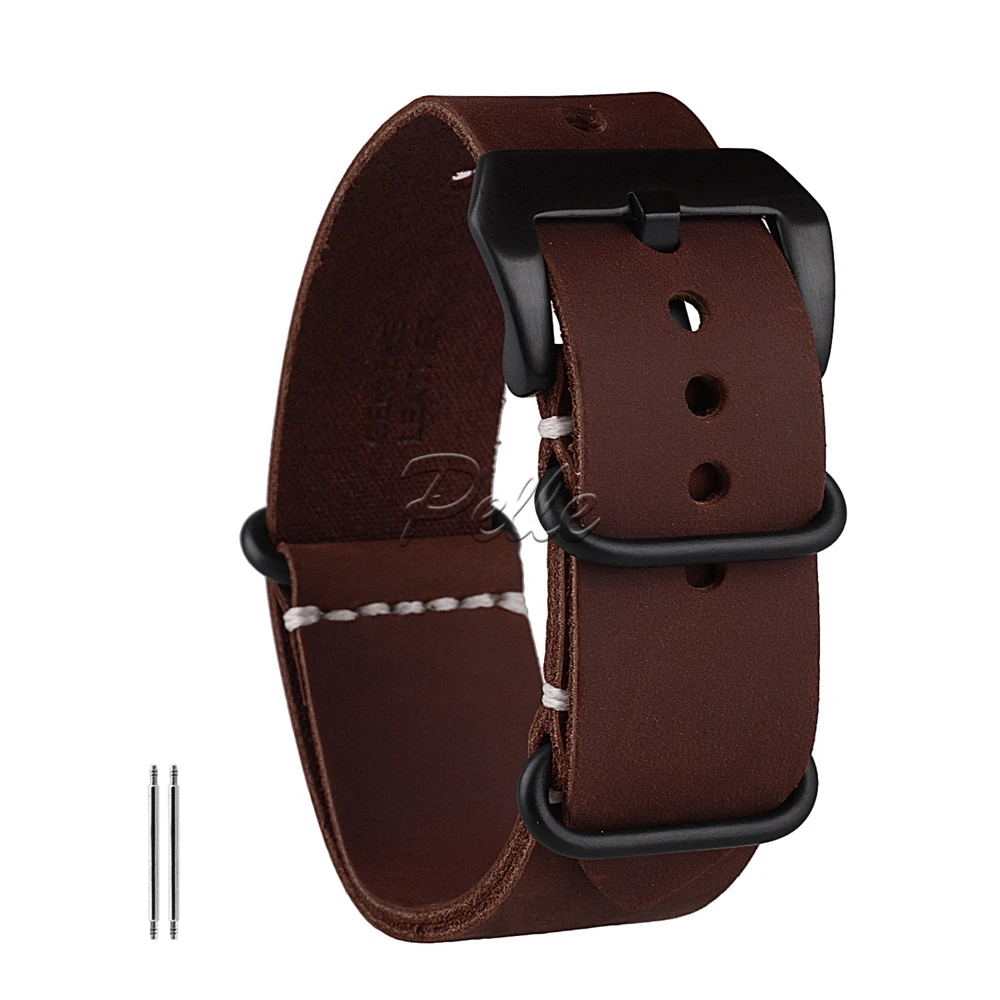 Pelle 20mm Dark Brown Crazy Horse Leather Strap Black Buckle Leather Watch Band With Double Sides Leather Watch Strap
Pelle 20mm Dark Brown Crazy Horse Leather Strap Black Buckle Leather Watch Band With Double Sides Leather Watch Strap