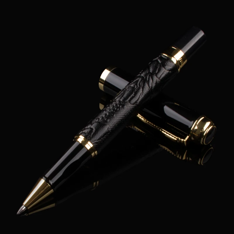 High-end dragon Pen Gold Trim Rollerball Pen Black Ink Medium Refill Metal Ballpoint Pens for Writing School and Office Supplies
High-end dragon Pen Gold Trim Rollerball Pen Black Ink Medium Refill Metal Ballpoint Pens for Writing School and Office Supplies