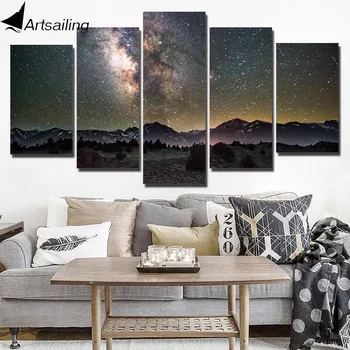 HD Printed 5 Piece Canvas Art Galaxy Night Starry Sky Modern Wall Pictures for Living Room Free Shipping NY-7405C
HD Printed 5 Piece Canvas Art Galaxy Night Starry Sky Modern Wall Pictures for Living Room Free Shipping NY-7405C
