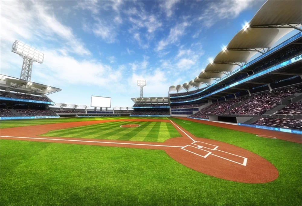 Laeacco Sport Baseball Stadium Interior Scene Baby Children Photography Backgrounds Custom Photo Studio Photographic Backdrops
Laeacco Sport Baseball Stadium Interior Scene Baby Children Photography Backgrounds Custom Photo Studio Photographic Backdrops