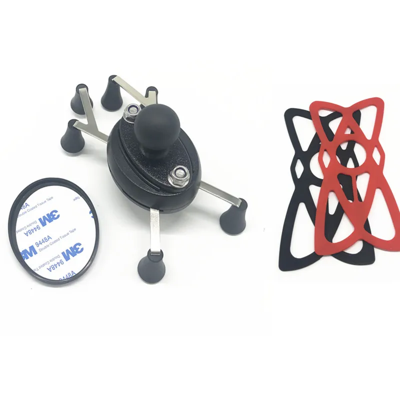 Motorcycle Webgrip x grip Mount with 1 inch ball diamond plate phone holder for ram mounts and smartphones
Motorcycle Webgrip x grip Mount with 1 inch ball diamond plate phone holder for ram mounts and smartphones