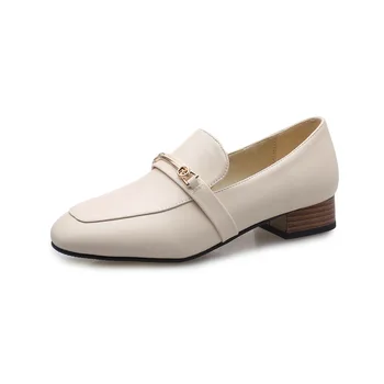 Early spring of 2019 the new low heel side with shallow mouth square leisure comfortable single shoes women 40-43
Early spring of 2019 the new low heel side with shallow mouth square leisure comfortable single shoes women 40-43