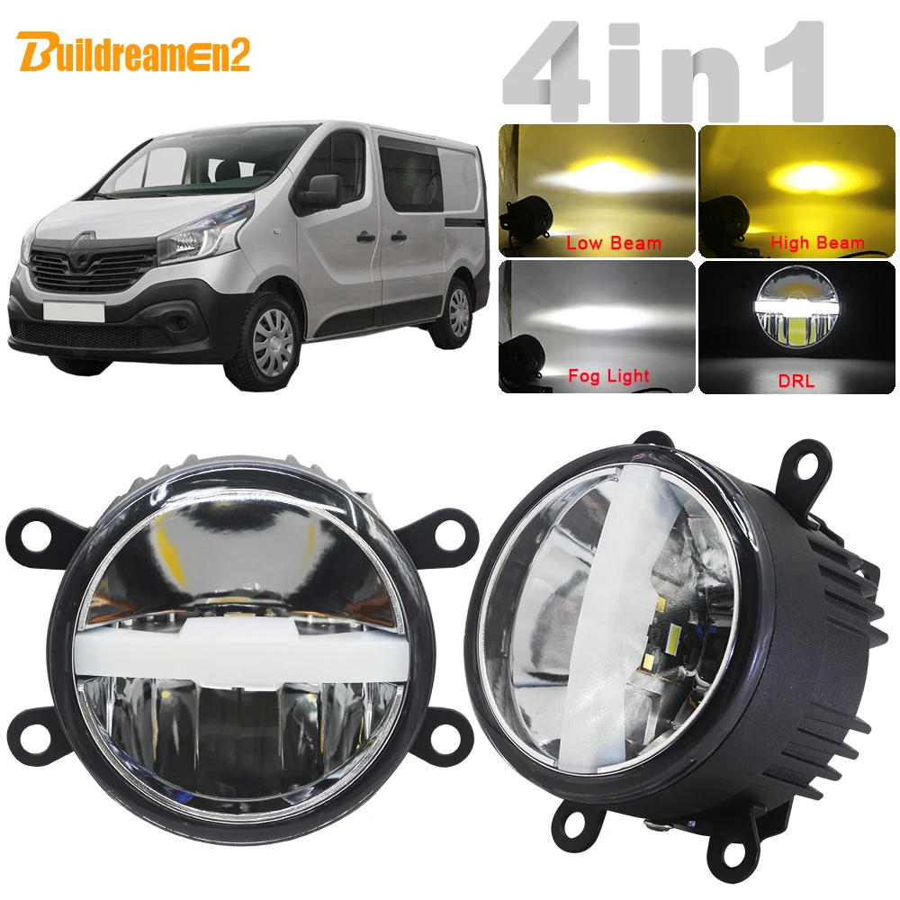 4in1 Function Car LED Bulb Fog Light Headlight High Beam Low Beam DRL + Harness Wire 12V For Renault Trafic 2003 2004 2005 2006
4in1 Function Car LED Bulb Fog Light Headlight High Beam Low Beam DRL + Harness Wire 12V For Renault Trafic 2003 2004 2005 2006