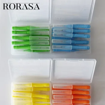 10Pcs/Box 0.4MM 0.8MM Push-Pull Interdental Brush Soft Slim Dental Floss Toothbrush Orthodontic Wire Brush Oral Care Toothpick
10Pcs/Box 0.4MM 0.8MM Push-Pull Interdental Brush Soft Slim Dental Floss Toothbrush Orthodontic Wire Brush Oral Care Toothpick