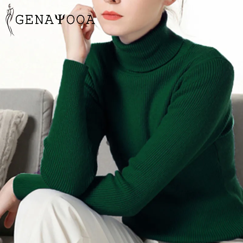 Genayooa Casual Jumper Womens Korean Soft Turtleneck Sweater Women Winter Long Sleeve Pullover Sweater Knitted Sweater Brand
Genayooa Casual Jumper Womens Korean Soft Turtleneck Sweater Women Winter Long Sleeve Pullover Sweater Knitted Sweater Brand