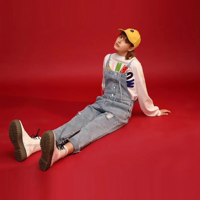Toyouth 2019 Women Spring Jumpsuits Vintage Stright Loose Jeans New Arrival Female Fashion Jumpsuits
Toyouth 2019 Women Spring Jumpsuits Vintage Stright Loose Jeans New Arrival Female Fashion Jumpsuits
