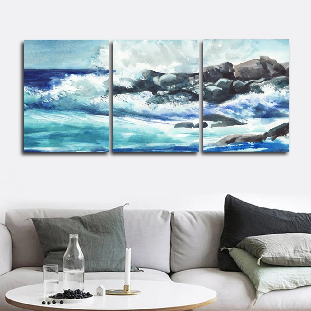 Laeacco Sea Wave Outside Posters and Prints Paint On Canvas Painting Abstract Wall Artwork Living Room Nordic Home Decoration
Laeacco Sea Wave Outside Posters and Prints Paint On Canvas Painting Abstract Wall Artwork Living Room Nordic Home Decoration