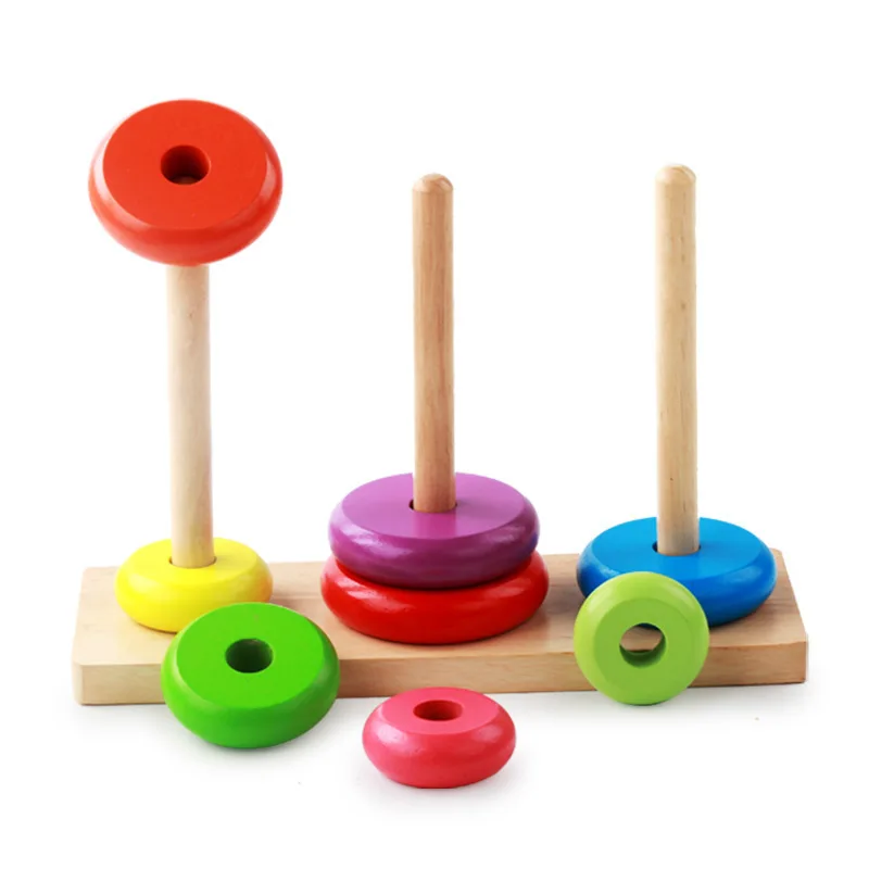 Kids Wooden Circle Rainbow Tower Colorful Rings Stacking Pyramid Children Baby Stack Stack Up Building Blocks Educational Toys
Kids Wooden Circle Rainbow Tower Colorful Rings Stacking Pyramid Children Baby Stack Stack Up Building Blocks Educational Toys