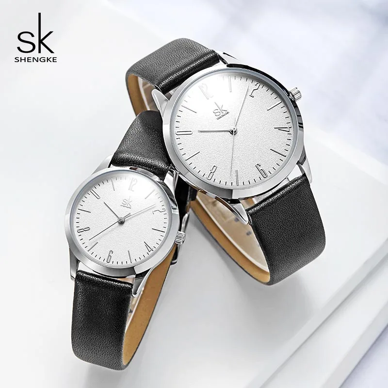Shengke Leather Couple Watches Black Women Men Simple Fashion Lovers Quartz Wristwatches Male Female Clock Gift SK 9003 2019 New
Shengke Leather Couple Watches Black Women Men Simple Fashion Lovers Quartz Wristwatches Male Female Clock Gift SK 9003 2019 New
