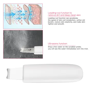 Ultrasonic Skin Scrubber Facial Cleaner Peeling Lifting Vibration Blackhead Removal Exfoliating USB Rechargeable Face Care Tool
Ultrasonic Skin Scrubber Facial Cleaner Peeling Lifting Vibration Blackhead Removal Exfoliating USB Rechargeable Face Care Tool