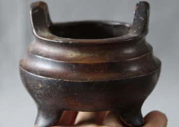 marked old chinese buddhism temple pure bronze statue incense burner Censer 
marked old chinese buddhism temple pure bronze statue incense burner Censer