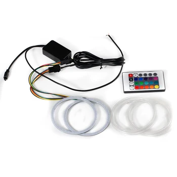 100mm DC12-24V Daytime Running Light RGB Color COB Angel eye Ring Remote Control Car Stying
100mm DC12-24V Daytime Running Light RGB Color COB Angel eye Ring Remote Control Car Stying