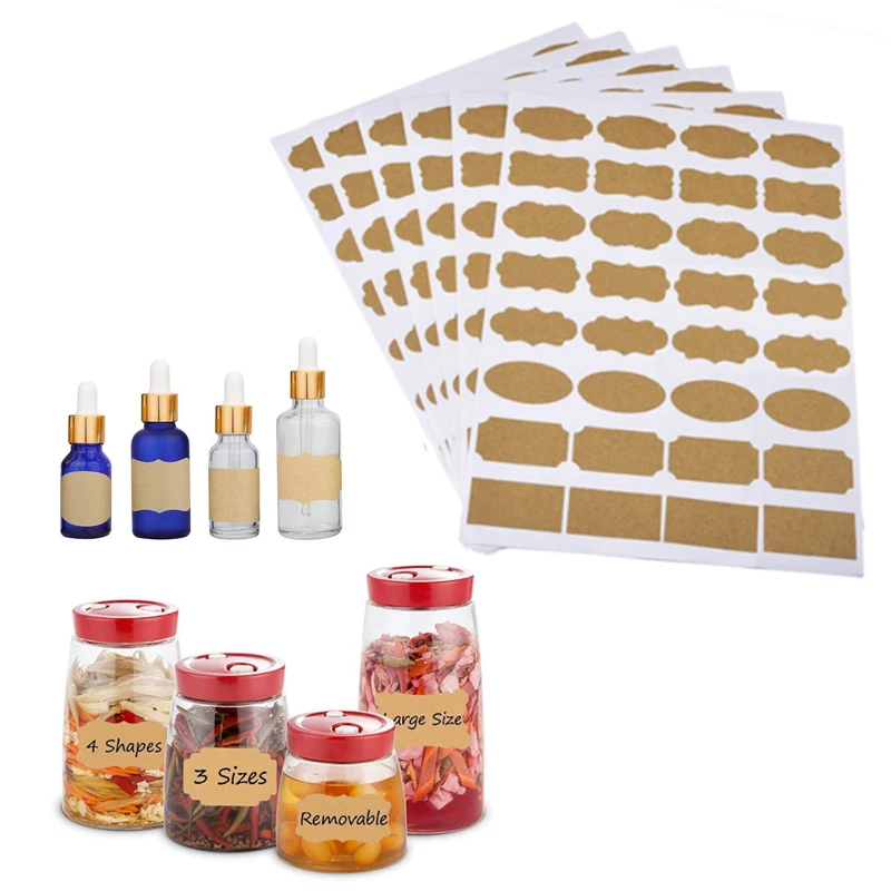 192pcs/6sheets Essential Oil Bottle Labels Sticker Kraft Paper Perfume Cosmetic Bottle Identify Sticker
192pcs/6sheets Essential Oil Bottle Labels Sticker Kraft Paper Perfume Cosmetic Bottle Identify Sticker