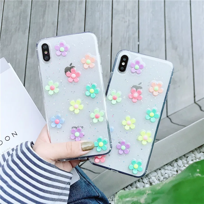 Bling Drop Glue Phone Bag for Iphone Xr Case Cute Fresh Flower Back Cover Shell for Iphone Xs/Xs Max 7 8 6 6S Plus X Case Fundas
Bling Drop Glue Phone Bag for Iphone Xr Case Cute Fresh Flower Back Cover Shell for Iphone Xs/Xs Max 7 8 6 6S Plus X Case Fundas