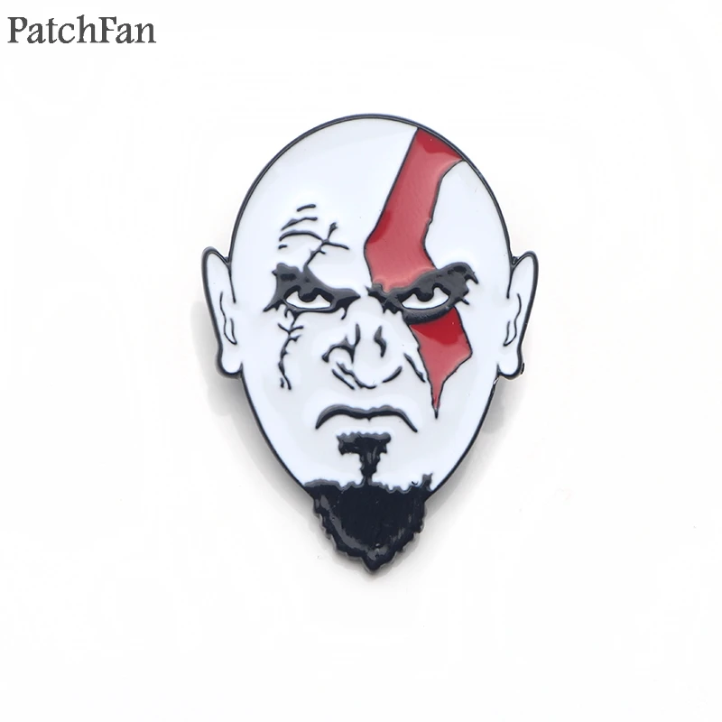 Patchfan God of war Enamel Pins for clothes metal Gift Jewelry para bag shirt hat backpack insignia Brooches Badge for men A1613
Patchfan God of war Enamel Pins for clothes metal Gift Jewelry para bag shirt hat backpack insignia Brooches Badge for men A1613