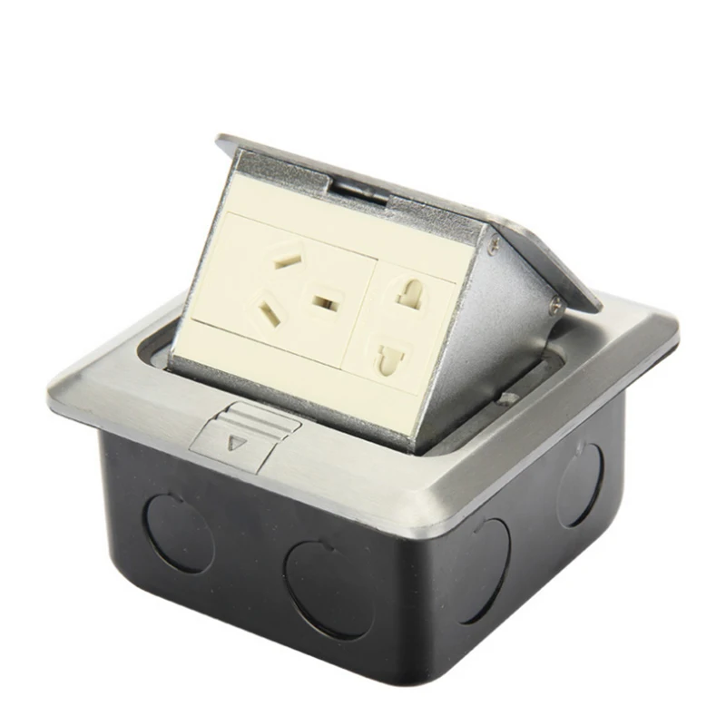 Hot / square pop up customizable ground socket aluminum alloy five hole waterproofing plug DC-023
Hot / square pop up customizable ground socket aluminum alloy five hole waterproofing plug DC-023