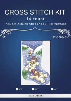 Counted Cross Stitch 14CT Handmade Cross Stitch Set animals Cross-stitch Kit Embroidery Needlework Christmas Sock
Counted Cross Stitch 14CT Handmade Cross Stitch Set animals Cross-stitch Kit Embroidery Needlework Christmas Sock