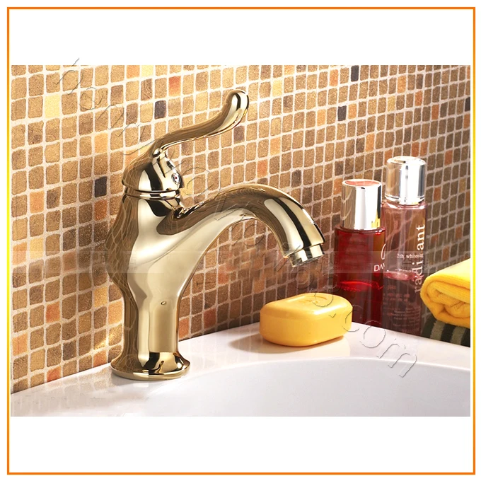 L16589 - Luxury Deck Mounted Gold Color Brass Material Hot & Cold Water Wash Basin Faucet
L16589 - Luxury Deck Mounted Gold Color Brass Material Hot & Cold Water Wash Basin Faucet