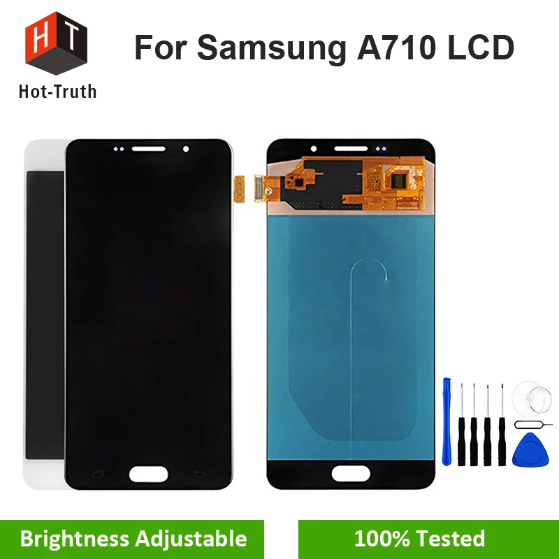 Hot-Truth Original Quality LCD For Samsung Galaxy A7 2016 A710 A710F A710M Display Touch Screen Digitizer Assembly Super Amoled
Hot-Truth Original Quality LCD For Samsung Galaxy A7 2016 A710 A710F A710M Display Touch Screen Digitizer Assembly Super Amoled