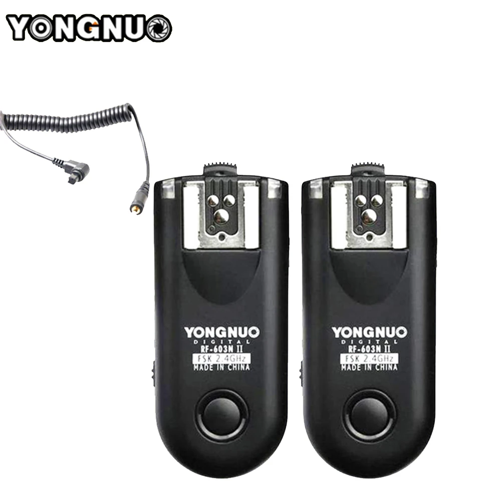 YONGNUO RF-603 II C3 Radio Wireless Remote Flash Trigger for Canon 1D 1DS 1DX 5D Mark II III 6D 5D 7D 50D 40D 30D 20D 10D
YONGNUO RF-603 II C3 Radio Wireless Remote Flash Trigger for Canon 1D 1DS 1DX 5D Mark II III 6D 5D 7D 50D 40D 30D 20D 10D