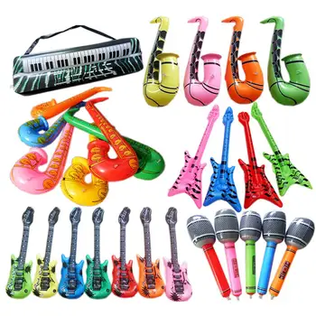 PVC Inflatable Guitar Microphone Lute Musical Instrument Kids Toy Party Props For Kids Play Toy Party Props
PVC Inflatable Guitar Microphone Lute Musical Instrument Kids Toy Party Props For Kids Play Toy Party Props