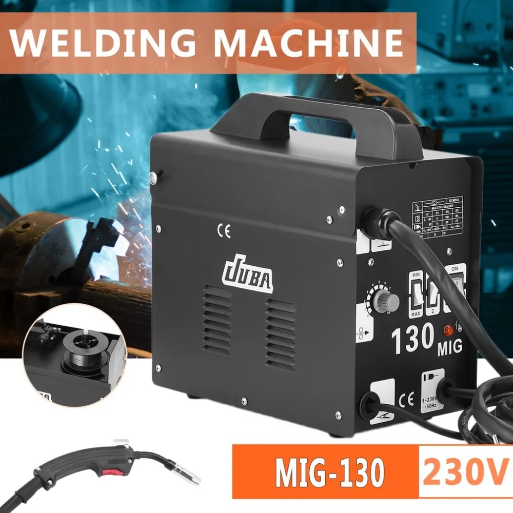 230V Gas-Shielded Welding Machine Professional JUBA MIG-130 Electric Welding Machine Durable MIG Weldering Equipment EU Socket
230V Gas-Shielded Welding Machine Professional JUBA MIG-130 Electric Welding Machine Durable MIG Weldering Equipment EU Socket