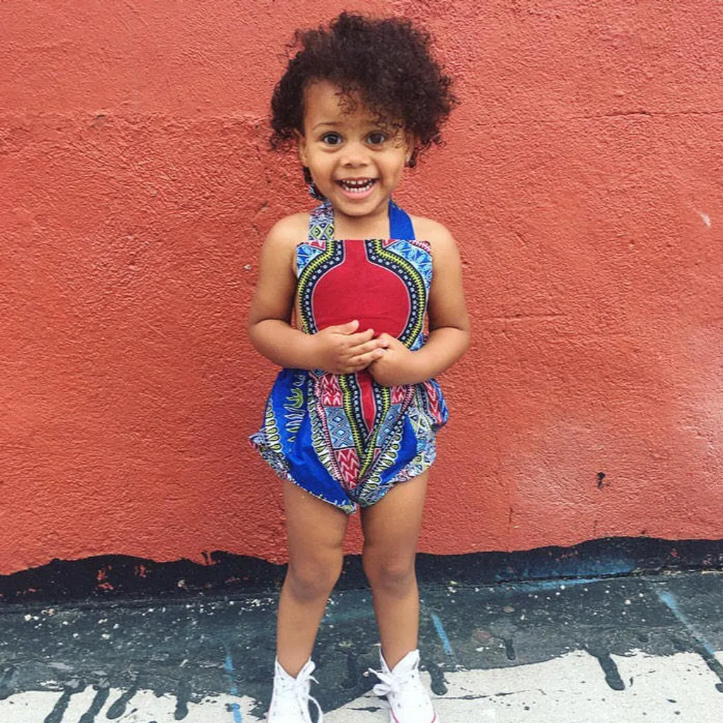 Kids Baby Girls Clothes African Print Sleeveless Romper Hair Band Clothes Baby Girl Romper New Born Baby Clothes Summer 2019
Kids Baby Girls Clothes African Print Sleeveless Romper Hair Band Clothes Baby Girl Romper New Born Baby Clothes Summer 2019