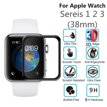 VSKEY 10PCS 3D Tempered Glass For Apple Watch 1/2/3 38mm Smart Watch Screen Protector Curved Edge Protective Film
VSKEY 10PCS 3D Tempered Glass For Apple Watch 1/2/3 38mm Smart Watch Screen Protector Curved Edge Protective Film