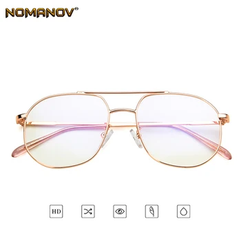 2019 Limited Office Lady Oversized Rose Gold Frame Classic Trend Spectacles With Optical Lenses Or Photochromic Gray / Brown
2019 Limited Office Lady Oversized Rose Gold Frame Classic Trend Spectacles With Optical Lenses Or Photochromic Gray / Brown