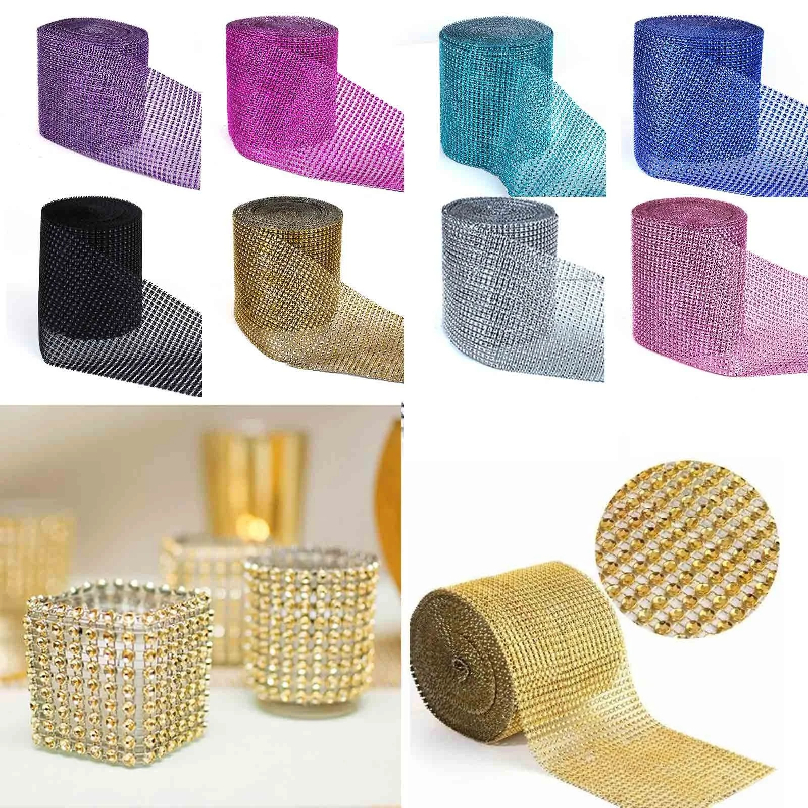 1yard/91.5cm 24 Row Fashion Mesh Trim Bling Wrap Cake Roll Tulle Crystal Ribbons Party Wedding Decoration Event Party Supplies5z
1yard/91.5cm 24 Row Fashion Mesh Trim Bling Wrap Cake Roll Tulle Crystal Ribbons Party Wedding Decoration Event Party Supplies5z