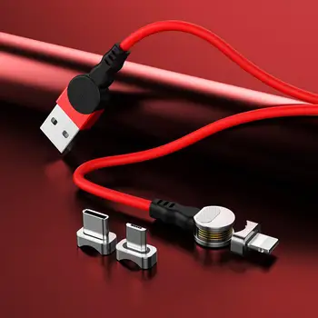 3 In 1 Magnetic Data Cable 180 Degree Elbow Magnetic Charging Adapt Charger Data Cable Micro USB Type C Mobile Phone Cable
3 In 1 Magnetic Data Cable 180 Degree Elbow Magnetic Charging Adapt Charger Data Cable Micro USB Type C Mobile Phone Cable