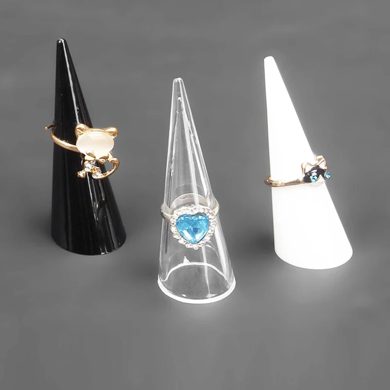 5pcs Acrylic Cone Finger Ring Storage Carrying Rings Stand Rack Holder Mini Jewelry Display Show Case Shelf For Window Display
5pcs Acrylic Cone Finger Ring Storage Carrying Rings Stand Rack Holder Mini Jewelry Display Show Case Shelf For Window Display