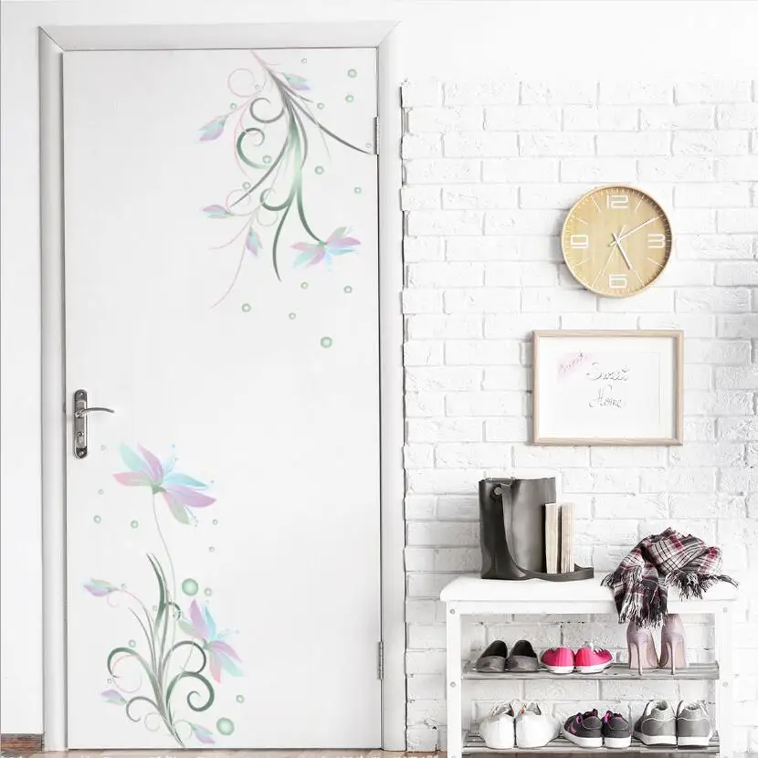 Creative Elegant Floral Furniture Sticker Beautiful Flower Door Decals Fridge Stickers Room Decoration diy Mural Pegatinas W183
Creative Elegant Floral Furniture Sticker Beautiful Flower Door Decals Fridge Stickers Room Decoration diy Mural Pegatinas W183