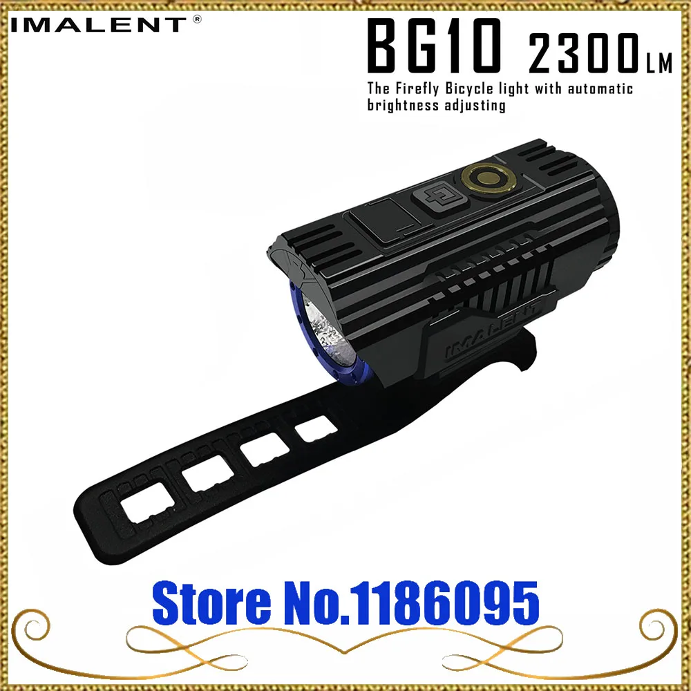 IMALENT BG10 Smart-adapt Bicycle Light CREE XHP50 LEDS 2300 Lumens with USB Charging and 26350 Battery for Bicycle headlamp
IMALENT BG10 Smart-adapt Bicycle Light CREE XHP50 LEDS 2300 Lumens with USB Charging and 26350 Battery for Bicycle headlamp