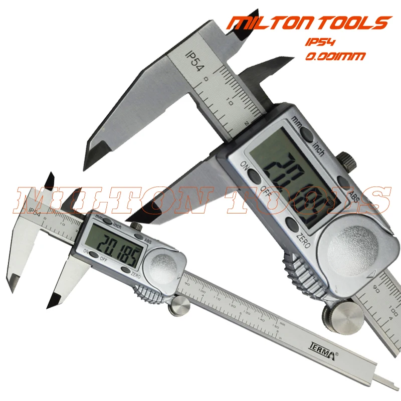 Terma Accuracy IP54 water proof 0.005mm 150mm 6inch digital vernier caliper micron electronic thickness micrometer gauge | Инструменты