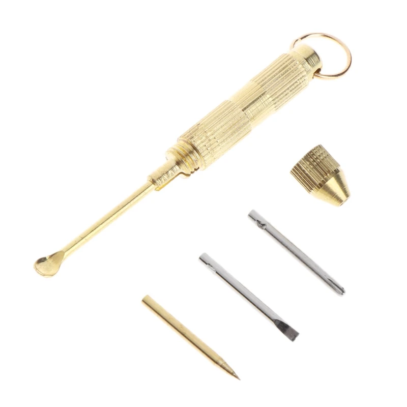 Portable 4 In 1 Multifunctional Ear Spoon Earpick Wax Remover Key Chain Screwdriver Tools Health Care Ear Care New
Portable 4 In 1 Multifunctional Ear Spoon Earpick Wax Remover Key Chain Screwdriver Tools Health Care Ear Care New