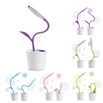 Cute Penholder Sapling LED Lamp Eye-protection USB Charging 18650 Battery Smart Touch Switch Innovative Artistic Light
Cute Penholder Sapling LED Lamp Eye-protection USB Charging 18650 Battery Smart Touch Switch Innovative Artistic Light
