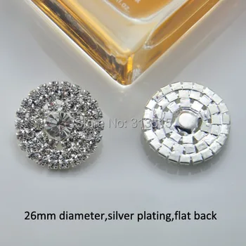 (M0514) 26mm rhinestone metal embellishment,flat back,clear crystals ,stuning products,three line
(M0514) 26mm rhinestone metal embellishment,flat back,clear crystals ,stuning products,three line