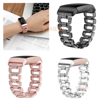 50PCS Diamond Stainless steel for fitbit charge 3 4 band link bracelet wrist belt women watchband charge 3 4 Smartwatch strap
50PCS Diamond Stainless steel for fitbit charge 3 4 band link bracelet wrist belt women watchband charge 3 4 Smartwatch strap