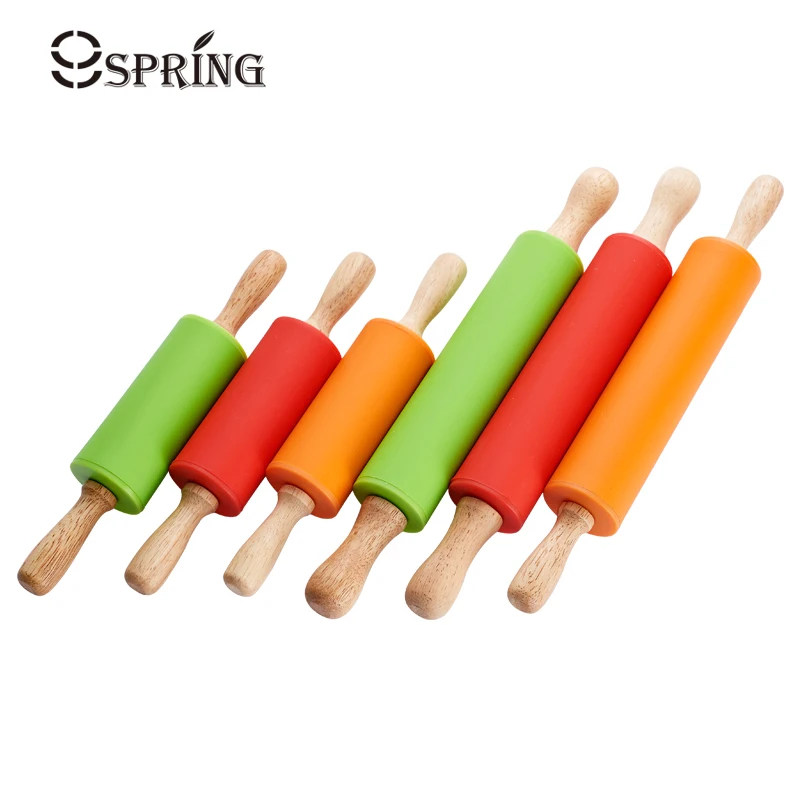 1Pc Non-Stick Silicone Rolling Pine Fondant Roller Large/Small Wood Handle Silicone Dough Roller Baking Tools Pastry Accessories
1Pc Non-Stick Silicone Rolling Pine Fondant Roller Large/Small Wood Handle Silicone Dough Roller Baking Tools Pastry Accessories