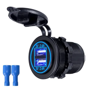 Chenes 20pcs Blue 4.8A USB Car Charger on 12V USB Charger for Car Marine Boat Bus with LED Indicator for charge phone MP3 player
Chenes 20pcs Blue 4.8A USB Car Charger on 12V USB Charger for Car Marine Boat Bus with LED Indicator for charge phone MP3 player